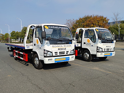 Two Units of ISUZU N-series Wrecker Truck Ship to Philippines