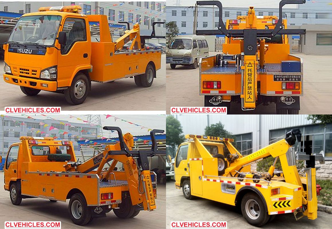 ISUZU Integrated Boom Wrecker Tow Truck