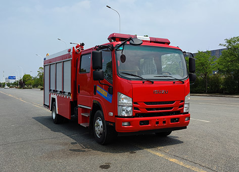An ISUZU ELF 190HP Fire Truck Has Arrived in Philippines