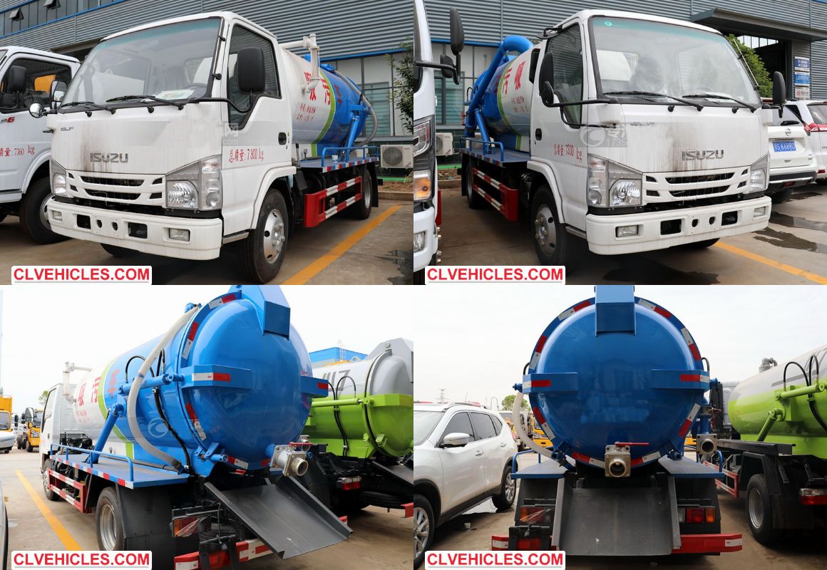 ISUZU 4000L Industrial Vacuum Truck