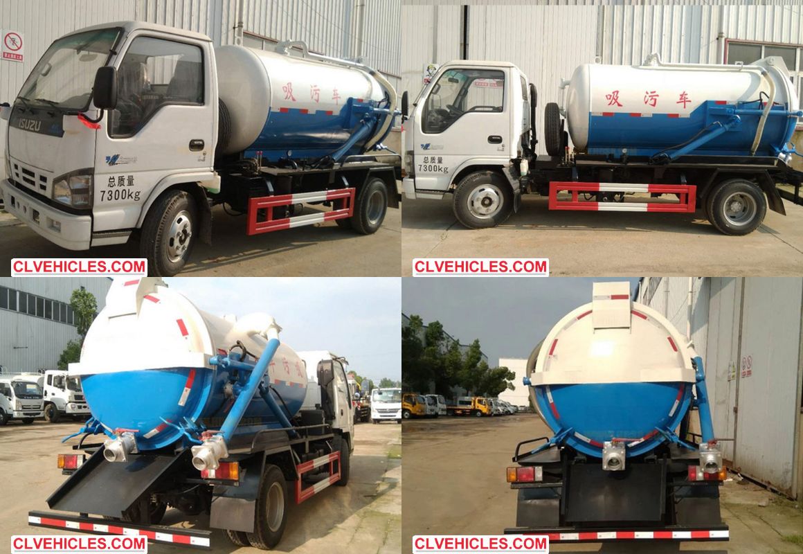 6CBM Sewer Vacuum Trucks