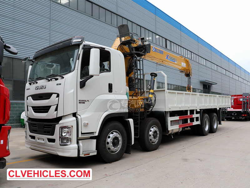 ISUZU truck with 16ton crane