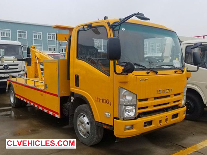 ISUZU integrated wrecker truck