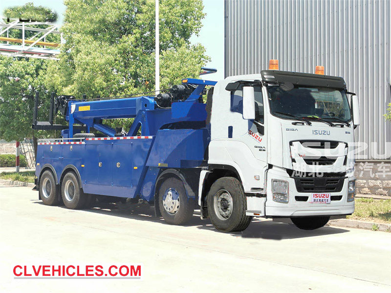 ISUZU rotary wrecker truck