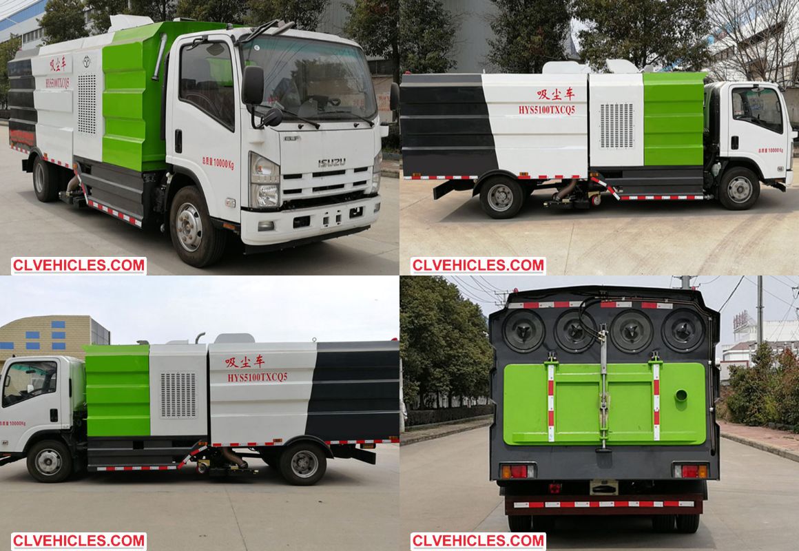Road Dust Vacuum Cleaner Truck