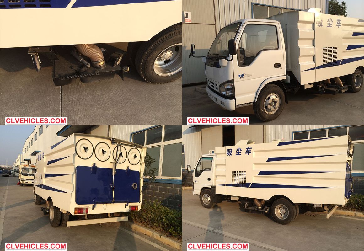 ISUZU Road Dust Vacuum Cleaner Truck